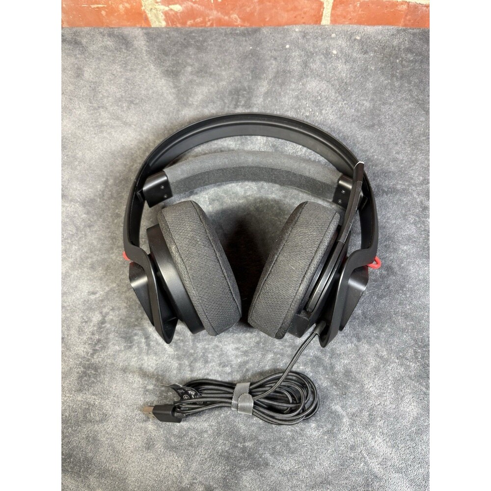 HP OMEN Mindframe Prime Gaming Headset HSA-G004H Cooling Ear Tested Used